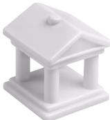 bank icon representing the multiple steps of corresponding banking.